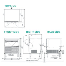 โหลดรูปภาพลงในเครื่องมือใช้ดูของ Gallery เครื่องทำน้ำแข็ง Hoshizaki IM-45CA (Cube Ice)
