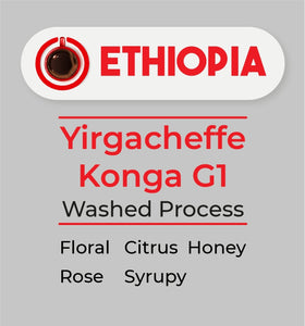 Ethiopia Yirgacheffe Konga G1 - Washed