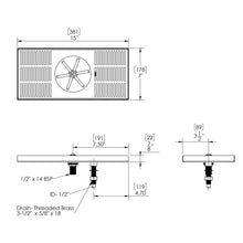 โหลดรูปภาพลงในเครื่องมือใช้ดูของ Gallery Pitcher Rinser Center (E)