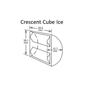 Ice Maker Hoshizaki KMD-270AB + Storage Bin B-301SA (Crescent Ice)