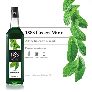 1883 Green Mint Flavored Syrup (สินค้าหมดชั่วคราว รอ 30 วัน)