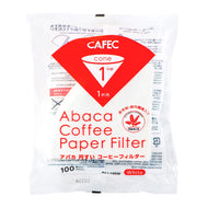 Abaca Paper Filter Cone 1 Cup (White)