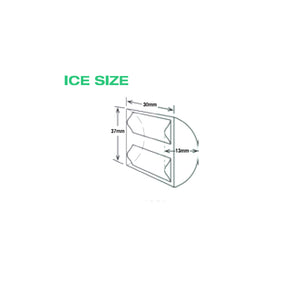 Ice Maker Hoshizaki KMD-201AB + Storage Bin B-301SA (Crescent Ice)