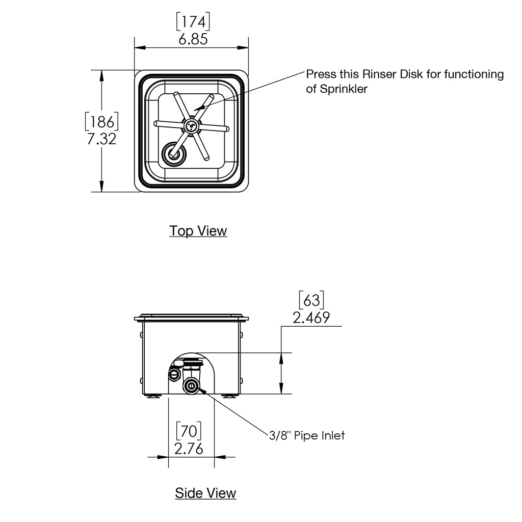 Counter Top Pitcher Rinser (F) – Intercof Corporation Co.,Ltd