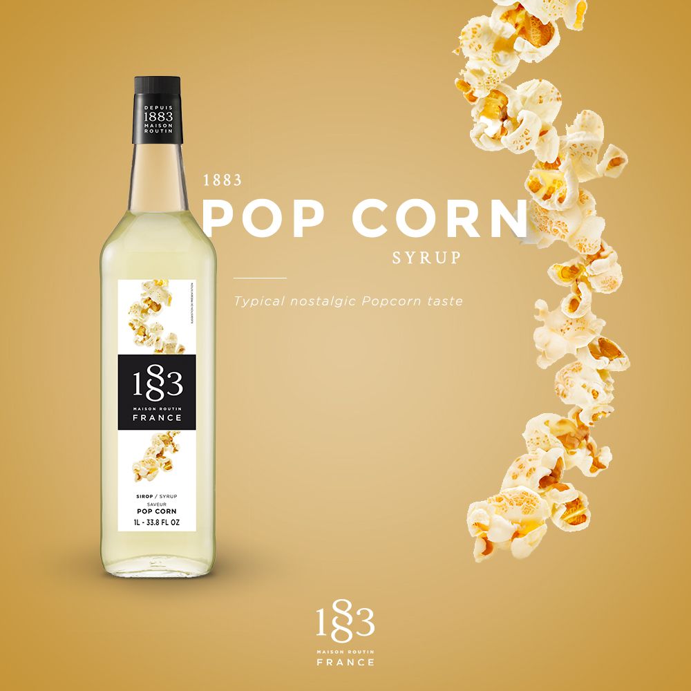 1883 Pop Corn Flavored Syrup