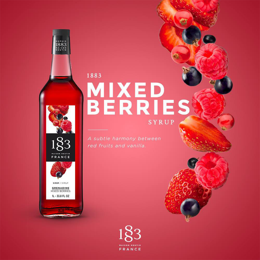 1883 Mixed Berries Flavored Syrup